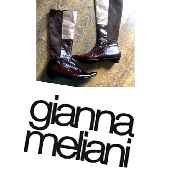 Gianna Meliani Brown Boots 39 - Picture 1 of 11